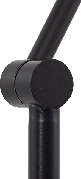 Podne Lampa Lindby, Corali, Crno, Dnevna soba, Metal, Moderan