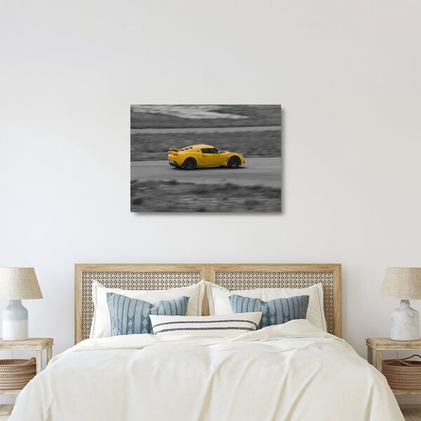 Staklena slika - Brz auto (70x50 cm)