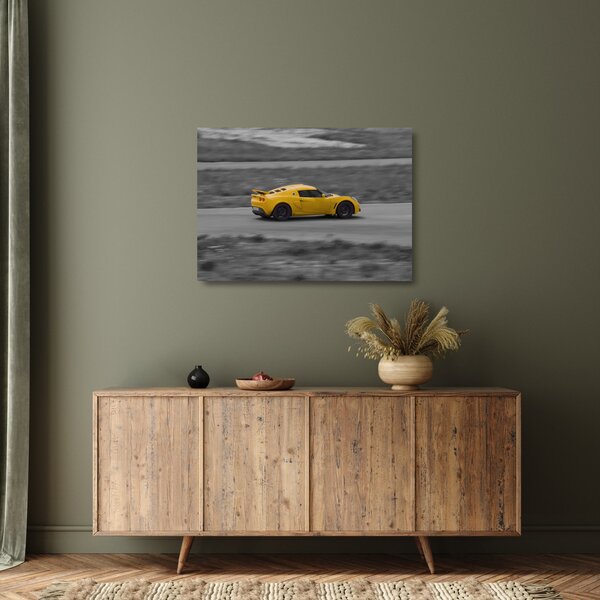 Staklena slika - Brz auto (70x50 cm)