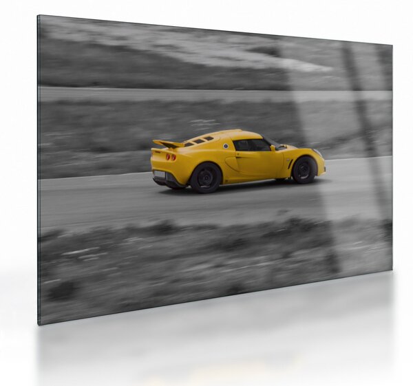 Staklena slika - Brz auto (70x50 cm)