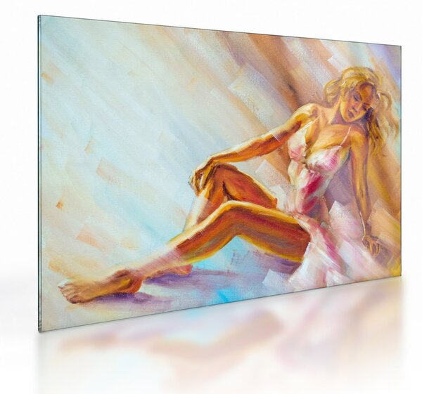 Staklena slika - Plesačice (70x50 cm)
