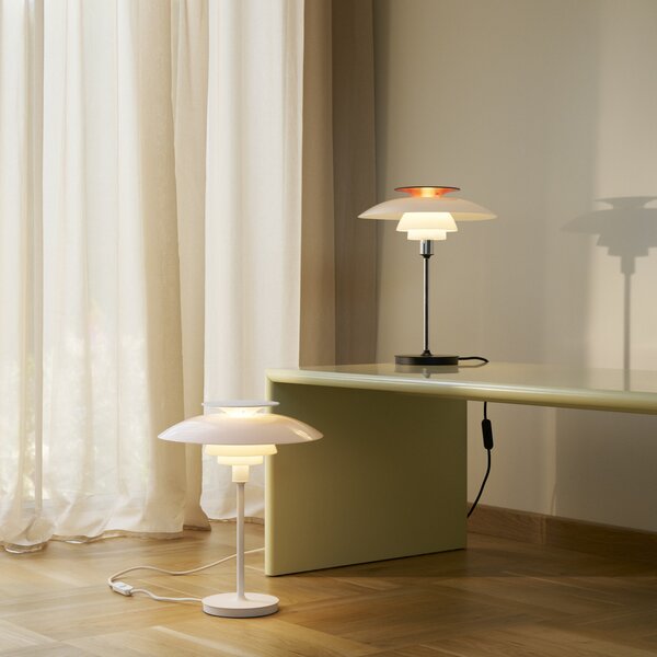 Stolne Lampa Louis Poulsen, PH 80, Bijela, Dnevna soba, Aluminij, Dizajn
