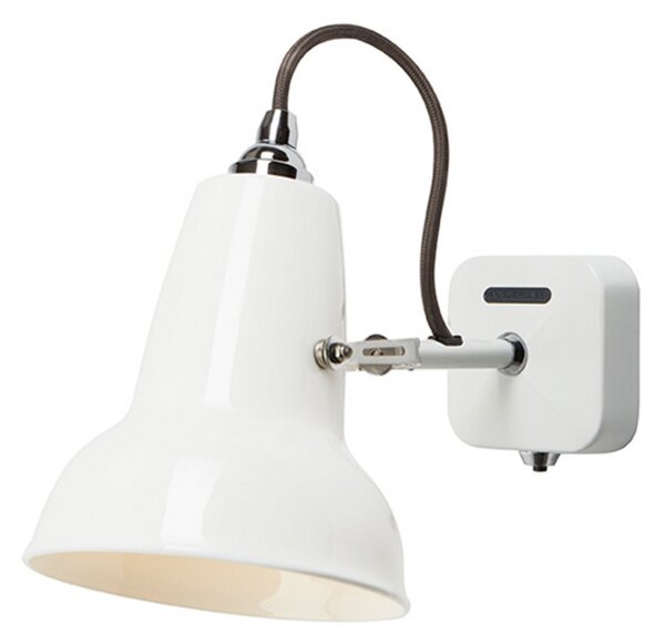 Zidne Svjetiljka Anglepoise, Original 1227, Bijela, Dnevna soba, Metal, Industrijski dizajn