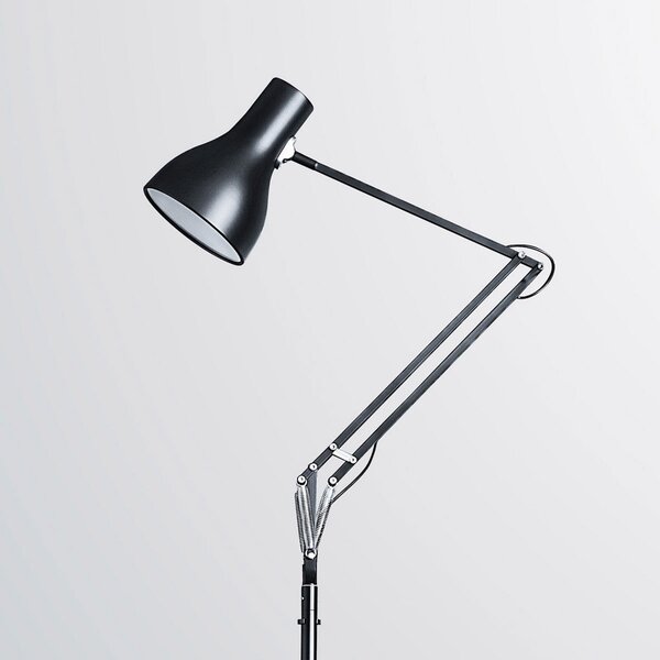 Podne Lampa Anglepoise, Type 75, Crno, Dnevna soba, Metal, Industrijski dizajn