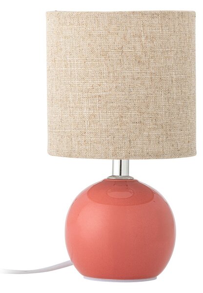 Stolne Lampa Bloomingville, Valdis, Ružičasta ruža, Dnevna soba, Keramika, Skandinavski