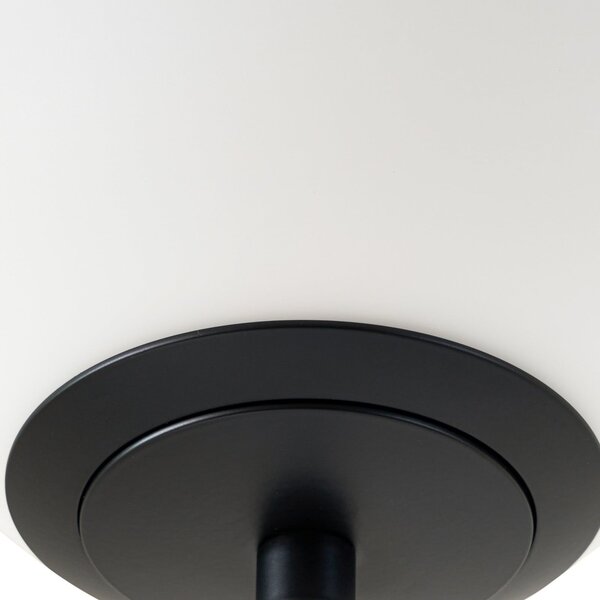 Podne Lampa Lucande, Darrow, prigušiv, Bijela, Dnevna soba, Staklo, Moderan