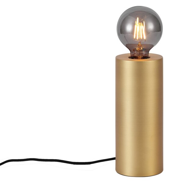 Moderna stolna svjetiljka mjedena 24 cm - Cylinder
