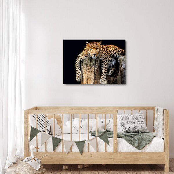 Staklena slika - gepard (70x50 cm)