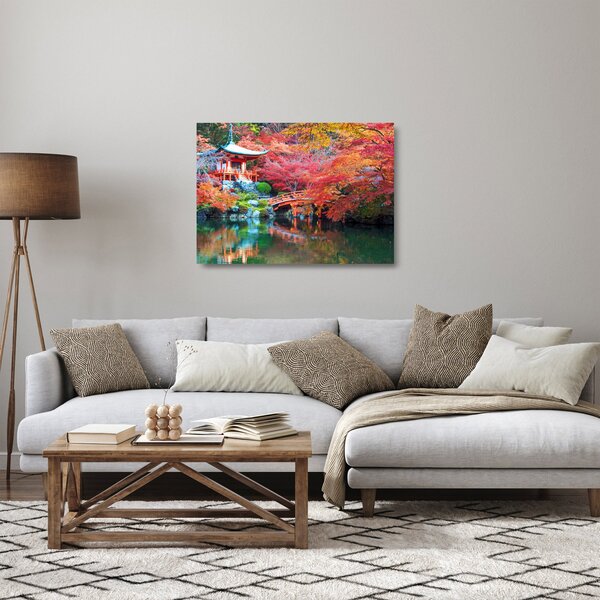 Staklena slika - Orijentalni krajolik (70x50 cm)
