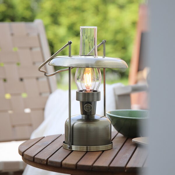 Stolne Lampa Markslöjd, Fanos, prigušiv, Bronca / stari mesing, Dnevna soba, Metal, Antički