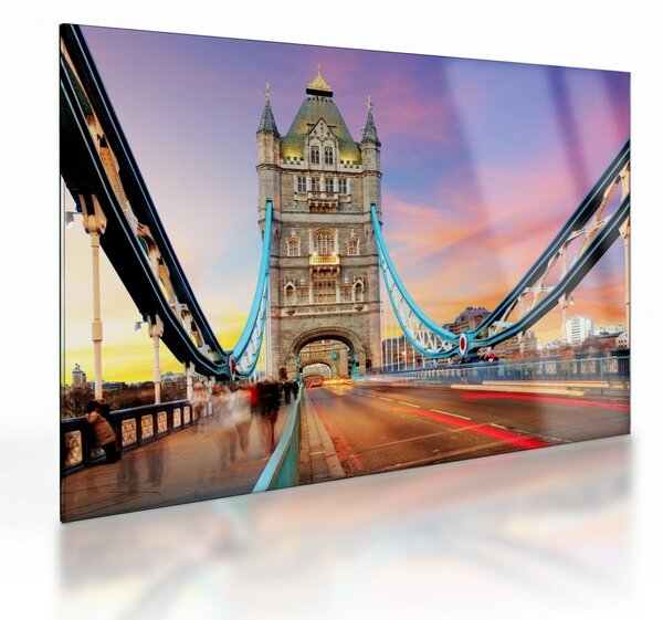 Staklena slika - Tower Bridge (70x50 cm)