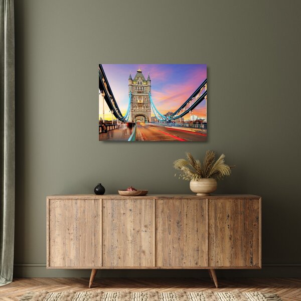 Staklena slika - Tower Bridge (70x50 cm)