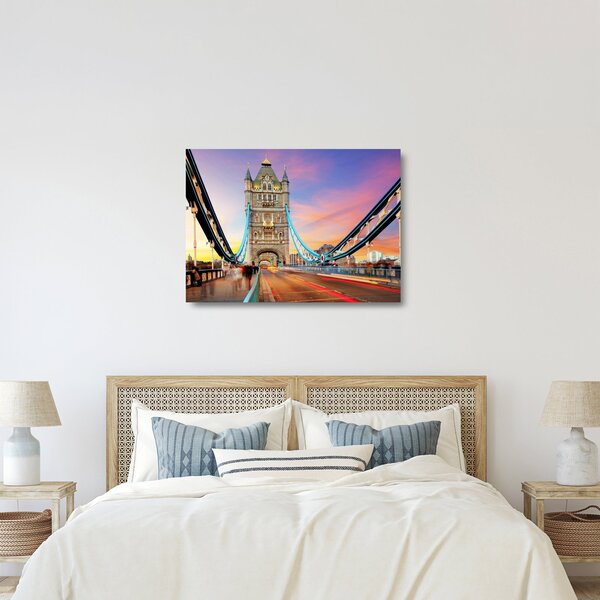 Staklena slika - Tower Bridge (70x50 cm)