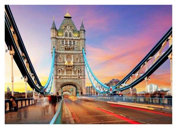 Staklena slika - Tower Bridge (70x50 cm)