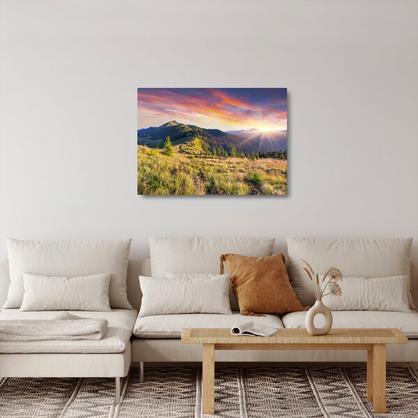 Staklena slika - Šumski krajolik (70x50 cm)