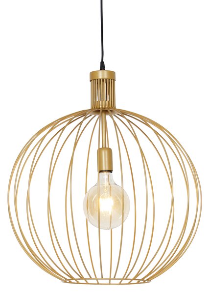Dizajn viseća lampa zlatna 50 cm - Wire Dos