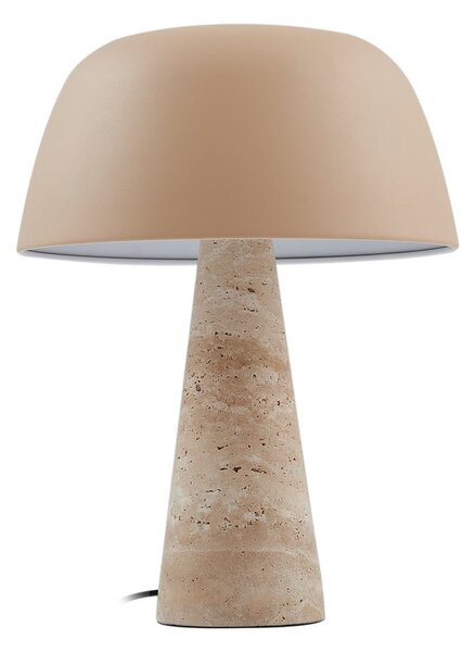 Stolne Lampa Lindby, Magritt, Bež, Dnevna soba, Kamen, Moderan