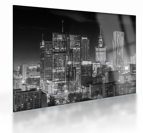 Staklena slika - Crno-bijeli New York (70x50 cm)