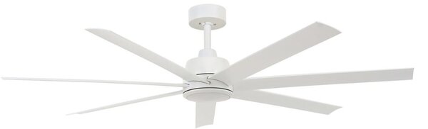 Stropni ventilator Atlanta s rasvjetom, bijeli, 142 cm, tih – Beacon Beacon Lighting, Atlanta, prigušiv, Bijela, Dnevna soba, Plastika, Moderan