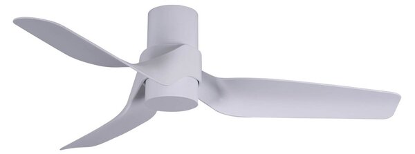 Stropni ventilator Nautica s rasvjetom, bijeli, tih – Beacon Beacon Lighting, Nautica, prigušiv, Bijela, Dnevna soba, Plastika, Moderan