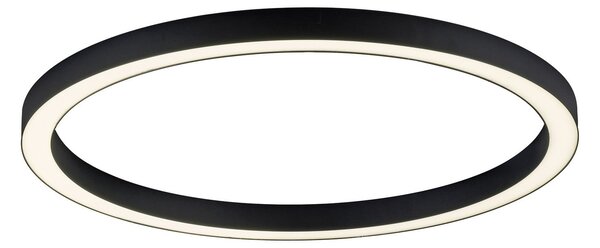 Stropne Svjetiljka PURE, PURE Lines Round, prigušiv, Crno, Dnevna soba, Metal, Moderan
