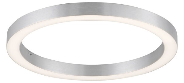 Stropne Svjetiljka PURE, PURE Lines Round, prigušiv, Sivo, Dnevna soba, Metal, Moderan