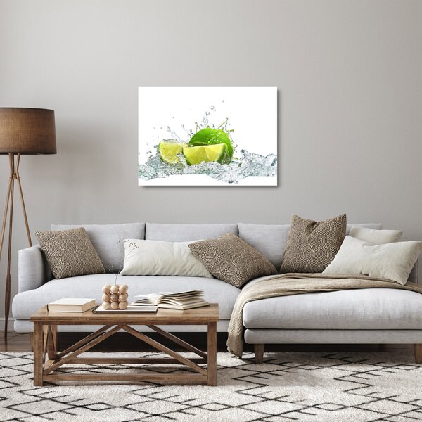 Staklena slika - Limete (70x50 cm)