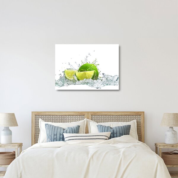 Staklena slika - Limete (70x50 cm)