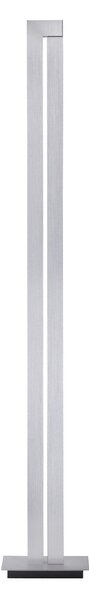 Podne Lampa PURE, PURE Lines Floor, prigušiv, Sivo, Dnevna soba, Metal, Moderan
