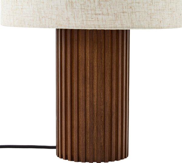Stolne Lampa Lindby, Kimiko, Drvo, Dnevna soba, Tkanina / tekstil, Skandinavski