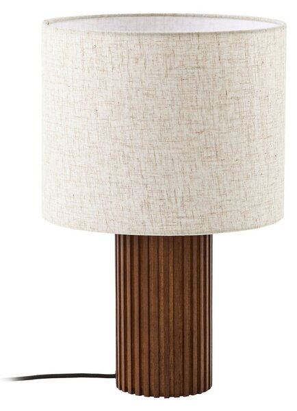 Stolne Lampa Lindby, Kimiko, Drvo, Dnevna soba, Tkanina / tekstil, Skandinavski