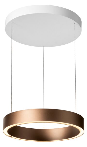 Viseće Svjetiljka LOOM DESIGN, Velora, prigušiv, Smeđa / hrđa, Dnevna soba, Aluminij, Moderan