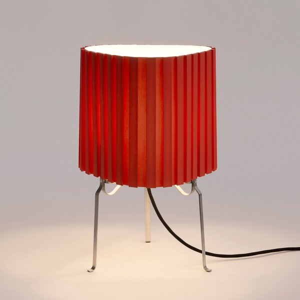 Stolne Lampa HAY, Canelé, Crvena, Dnevna soba, Tkanina / tekstil, Dizajn
