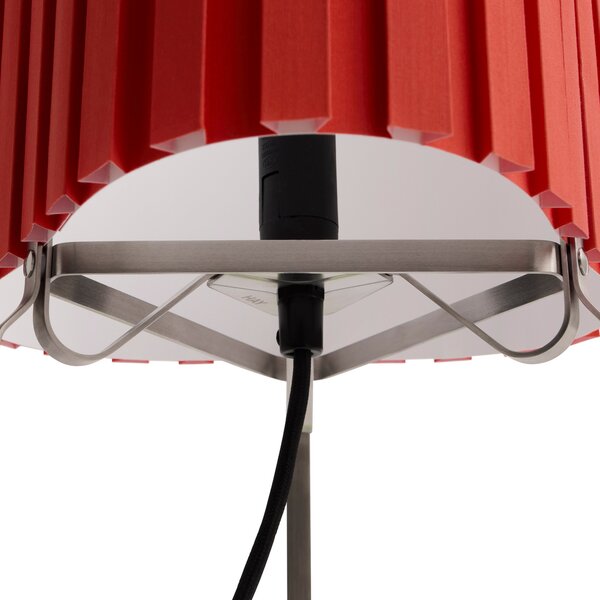 Stolne Lampa HAY, Canelé, Crvena, Dnevna soba, Tkanina / tekstil, Dizajn