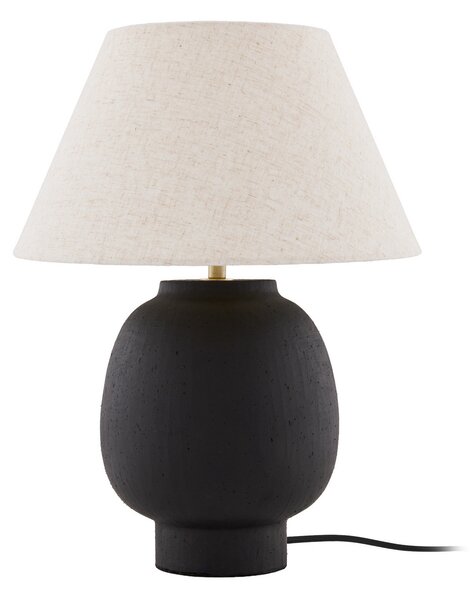 Stolne Lampa Globen Lighting, Lorenzo, Crno, Dnevna soba, Keramika, Skandinavski