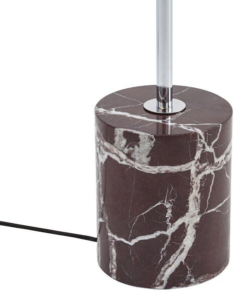 Podne Lampa Lindby, Branford, Crvena, Dnevna soba, Metal, Vintage