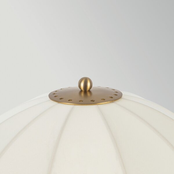 Stolne Lampa Elstead, Crosby, Bež, Dnevna soba, Metal, Vintage