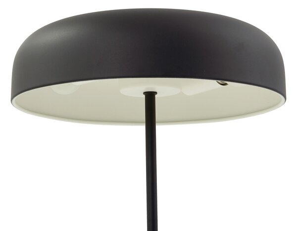 Stolne Lampa Lindby, Edion, Crno, Dnevna soba, Metal, Moderan