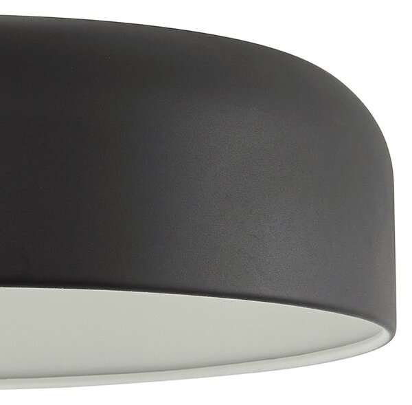 Podne Lampa Lindby, Edion, Crno, Dnevna soba, Metal, Moderan