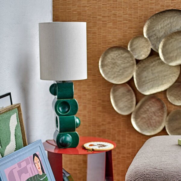 Stolne Lampa Bloomingville, Brady, Zelena, Spavaća soba, Keramika, Skandinavski