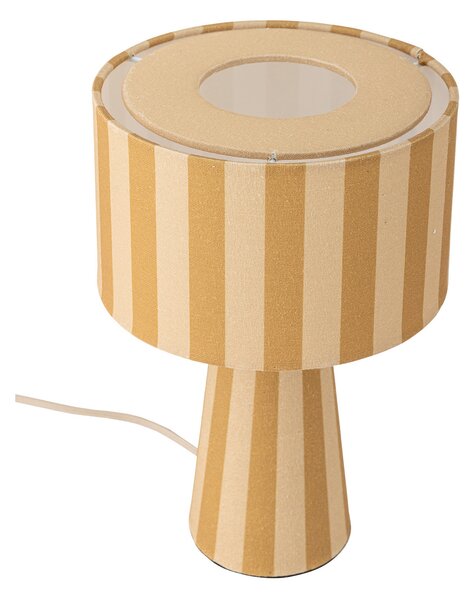 Stolne Lampa Bloomingville, Emmie, Žuta, Spavaća soba, Tkanina / tekstil, Skandinavski