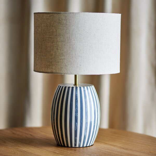 Stolne Lampa Bloomingville, Tali, Plava, Dnevna soba, Metal, Skandinavski