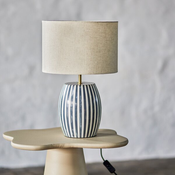 Stolne Lampa Bloomingville, Tali, Plava, Dnevna soba, Metal, Skandinavski