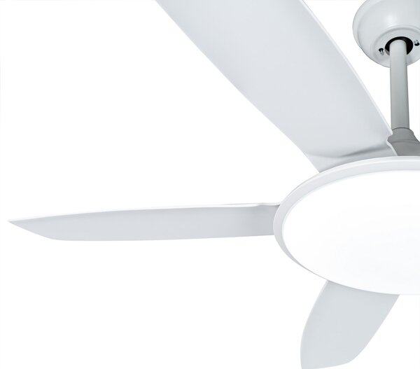 Divian LED stropni ventilator, bijeli, DC, tih, CCT - Lucande Lucande, Divian, Bijela, Dnevna soba, Metal, Moderan