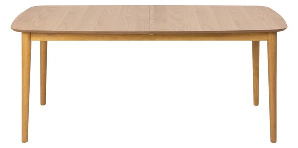 Blagovaonski stol na razvlačenje s pločom u dekoru hrasta 180x90 cm Montreux - Actona