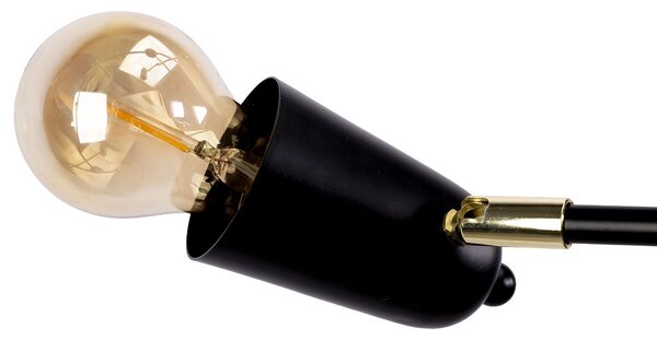 Stropni luster APP1708-4CP BLACK + GOLD