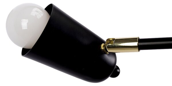 Stropni luster APP1708-4CP BLACK + GOLD