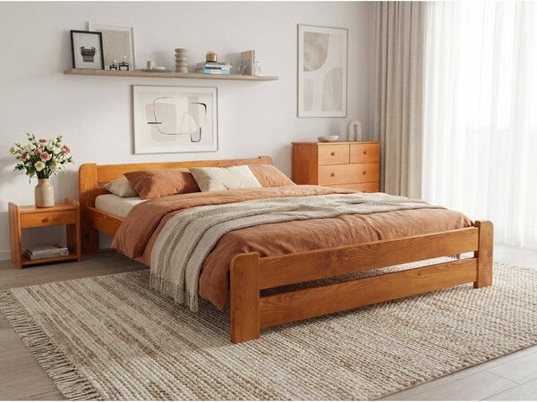 Krevet Laura 120 x 200 cm, joha Podnica: Sa lameliranom podnicom, Madrac: Madrac Coco Maxi 20 cm