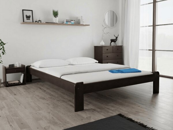 Krevet ADA 180 x 200 cm, orah Podnica: Bez podnice, Madrac: Bez madraca
