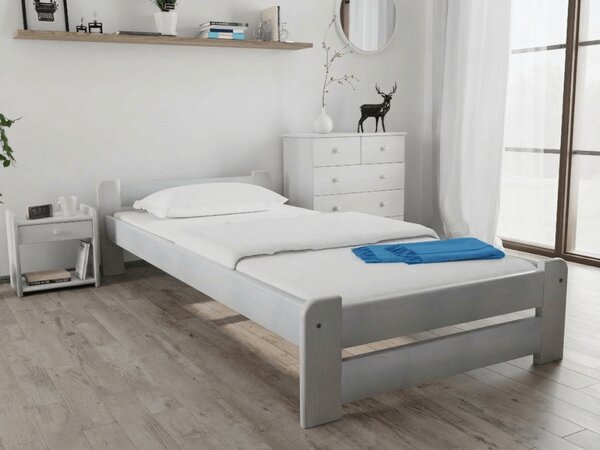 Krevet Emily 90 x 200 cm, bijela Podnica: Bez podnice, Madrac: Madrac Deluxe 10 cm